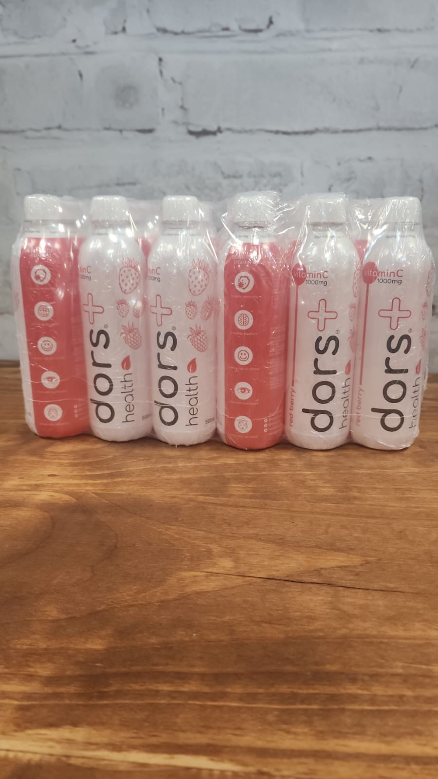 500ml 1000mg Vitamin C Water - Red Berry (Case of 24)